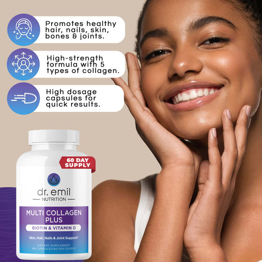 Multi Collagen Plus Biotin - 60 Day Supply
