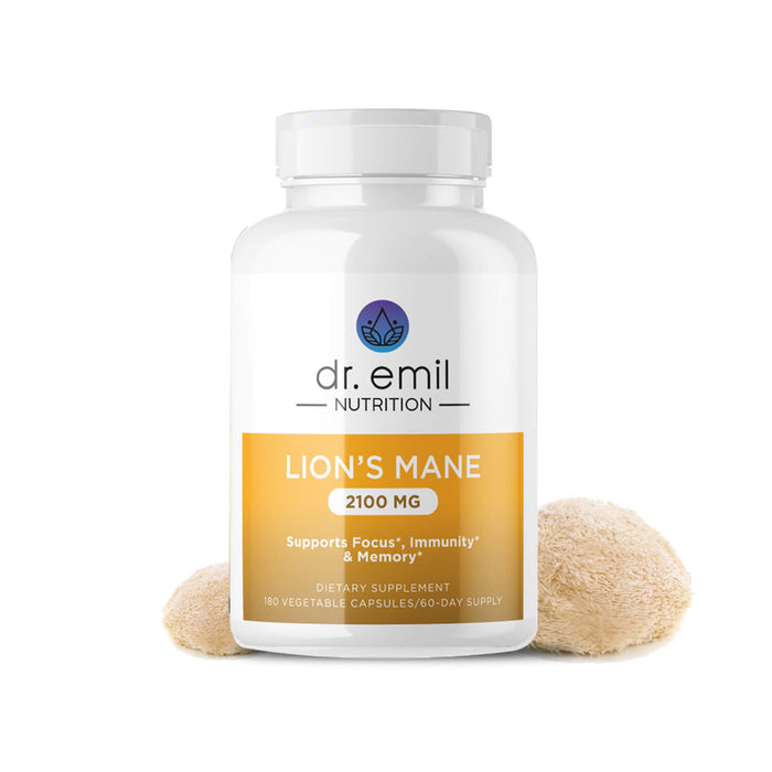 Lions Mane Mushroom Capsules - 60 Day Supply