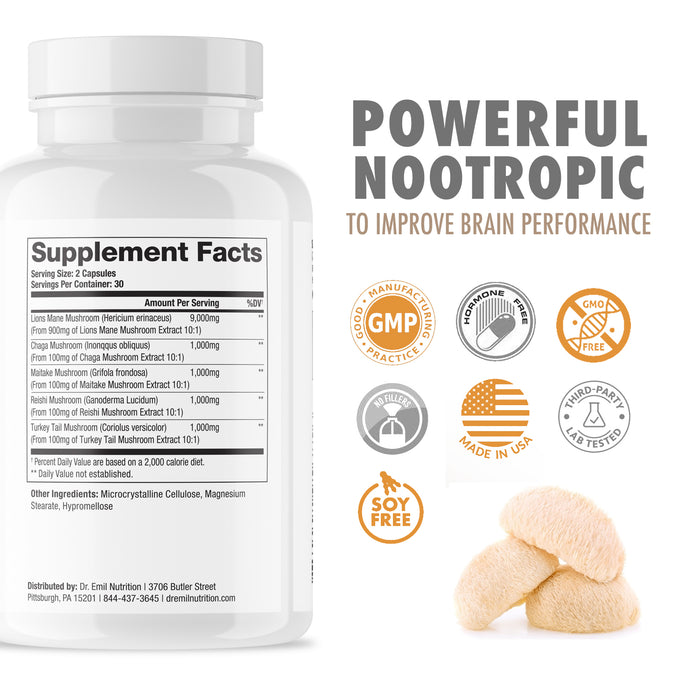 Elite Lion's Mane Mushroom Plus