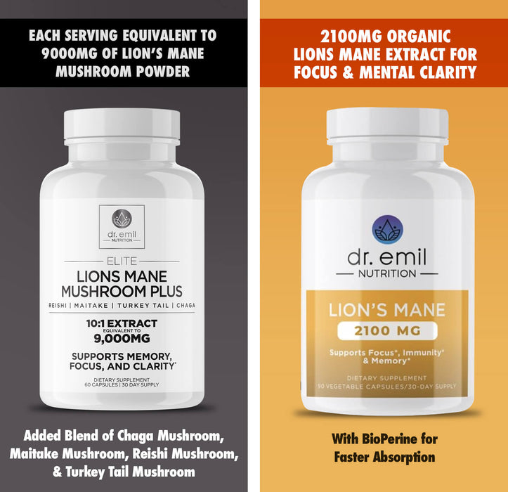 Lions Mane Mushroom Capsules