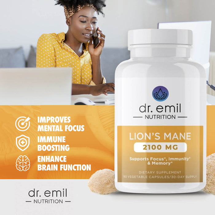 Lions Mane Mushroom Capsules