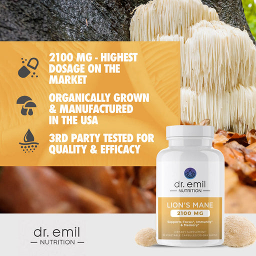 Lions Mane Mushroom Capsules