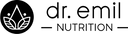 Dr. Emil Nutrition logo with a black and white design
