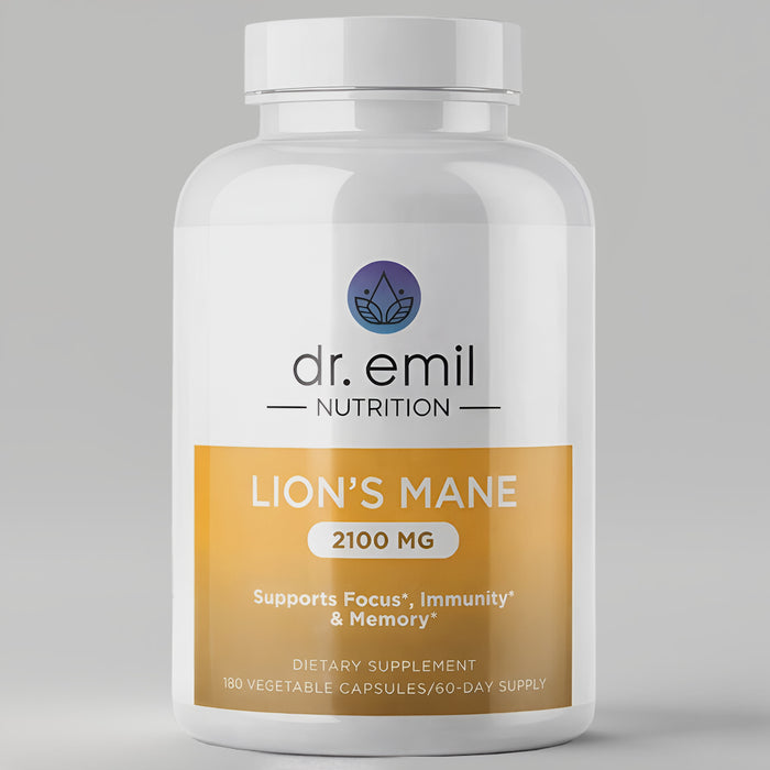 Lions Mane Mushroom Capsules - 60 Day Supply