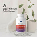Bottle of Dr. Emil Nutrition Daytime Burn supplement with capsules on a light background