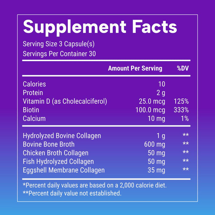 Multi Collagen Plus Biotin - 60 Day Supply