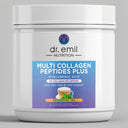 Dr. Emil Nutrition Multi Collagen Peptides Plus Peppermint Tea container on a gray background